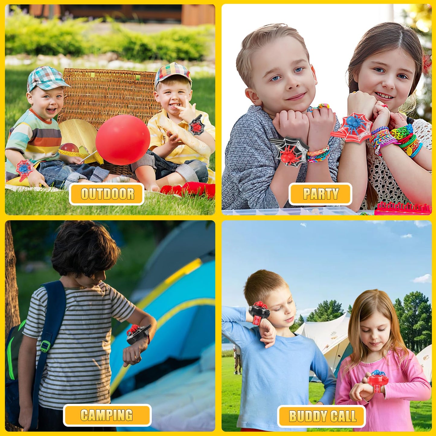 Walkie Talkies For Kids Boys Toys For Ages 3-12 Outdoor Girls Toy 3 4 5 6 7 8-10 Year Old Boy Birthday Gifts Long Range 2 Way Ra
