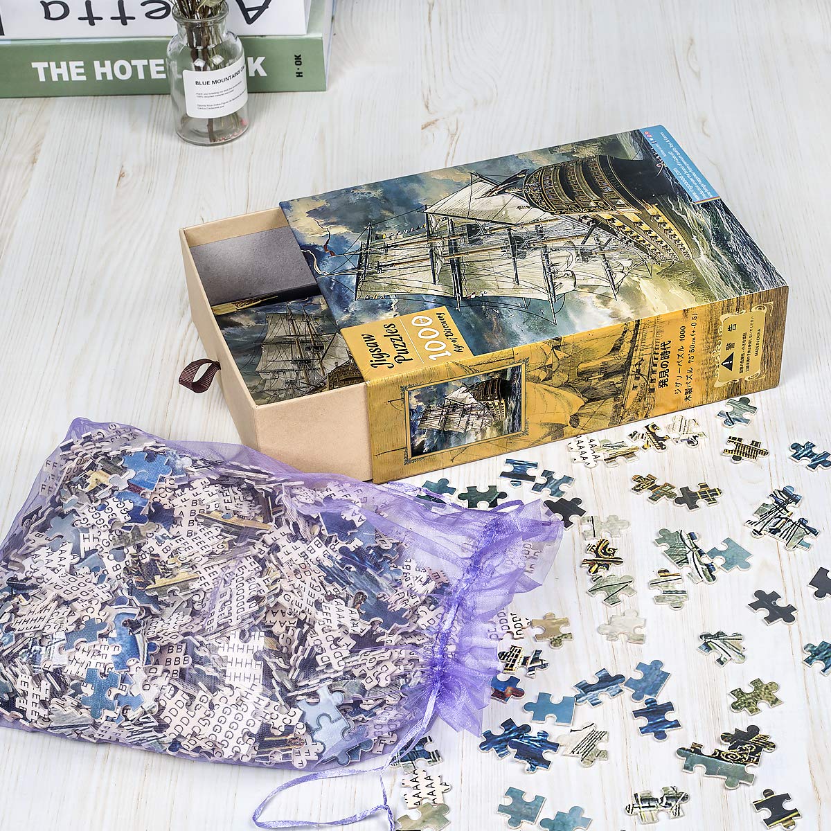 Ingooood- Jigsaw Puzzles 1000 Pieces For Adult- Fantasy Series- Age Of Discovery_Ig-0398 Entertainment Wooden Puzzles Toys