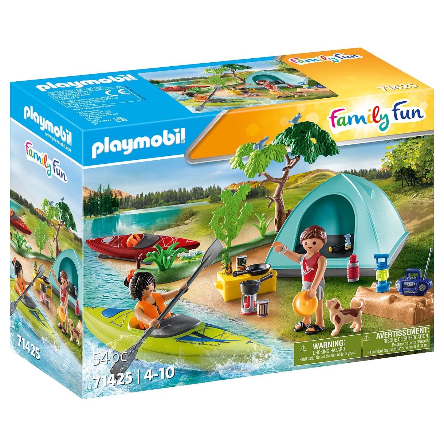 Playmobil Camping with Kayaks Set - Multicolor, One Size Adventure Play for Kids