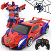 BLUEJAY Transform Rc Cars for Boys 4-7 8-12, 2.4Ghz Remote Control Car 1:18 Scale Transforming Robot, One-Button Deformation 360