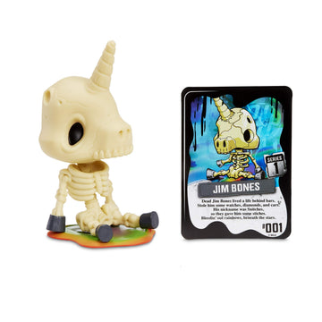 Mga Entertainment R.I.P. Rainbows In Pieces Gnarly, Messed Up Unicorn Character Jim Bones