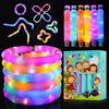 Glow Sticks Light Up Fidget Pop Tubes 18 Pack Glow In The Dark Party Supplies Toddler Sensory Toys, Glow Stick Party Pack Hallow