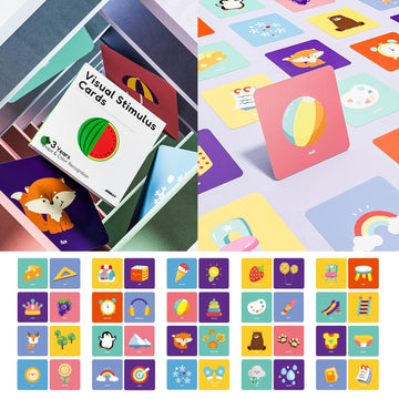 High Contrast Baby Cards Newborn Visual Stimulus Stimulation Black And White Cards Infants Flashcards Learning Cards Babies Gift