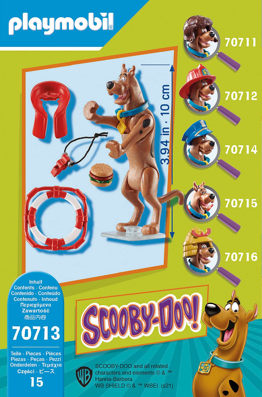 Playmobil Scooby-Doo! Collectible Lifeguard Figure - Multicolored, One Size, Plastic, Model 70713