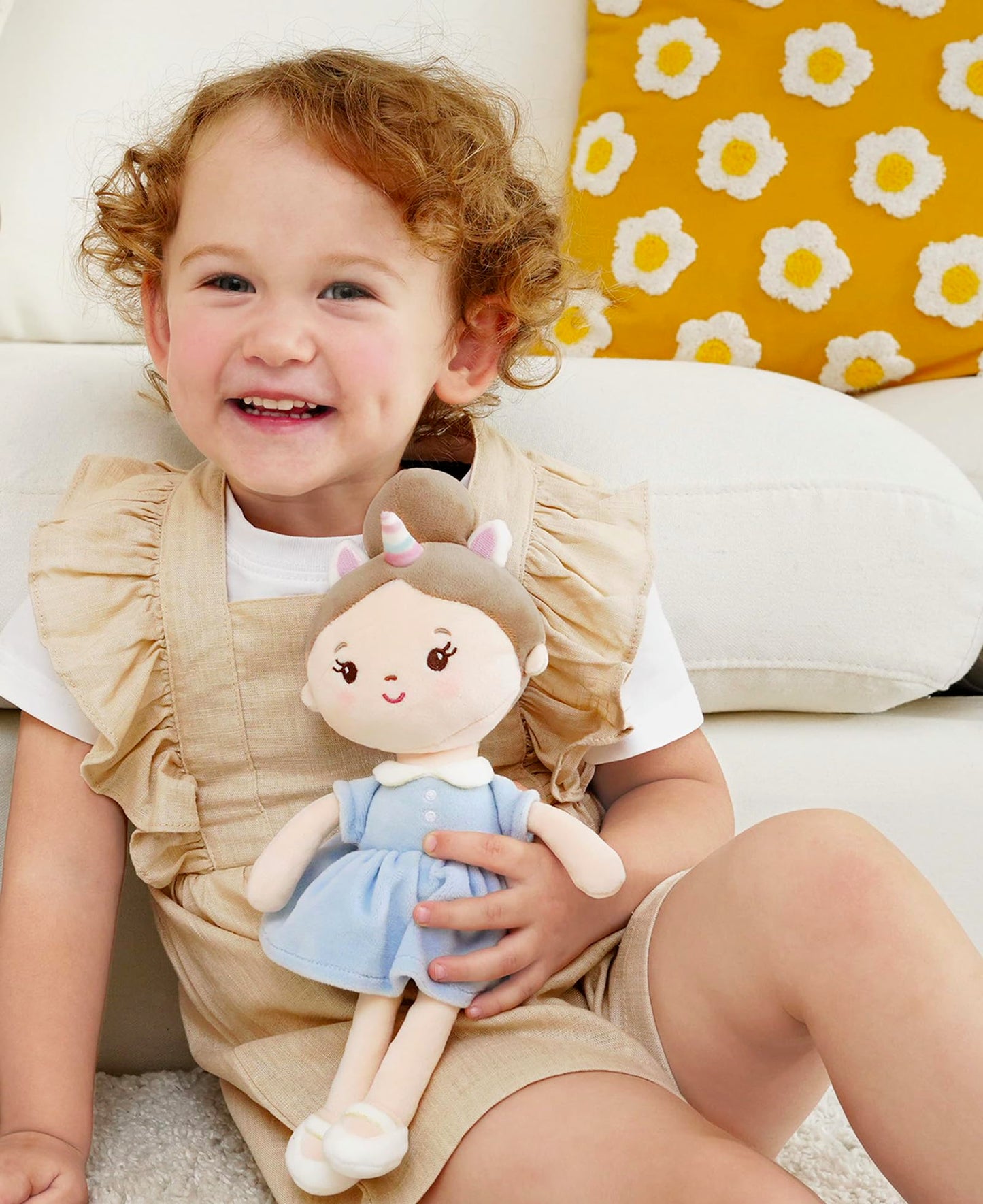 GAGAKU Soft Plush Baby Doll - 12" Sweet Dream Girl, Cotton, Machine Washable, Perfect Gift for Girls, Toddlers & Infants, Model G03SA2501
