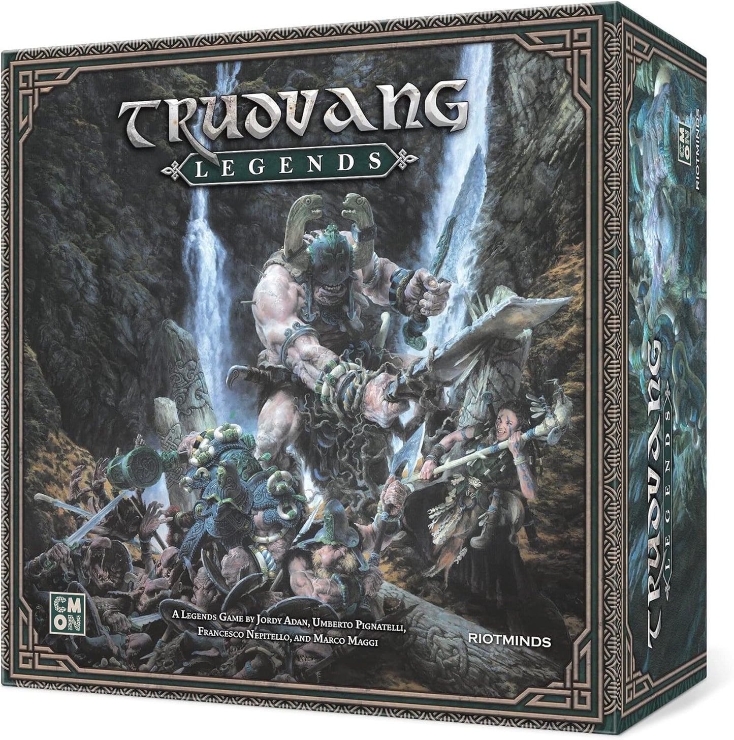 Trudvang Legends Board Game | Tabletop Miniatures Strategy Game | Cooperative Fantasy Adventure Game for Adults and Teens | Ages