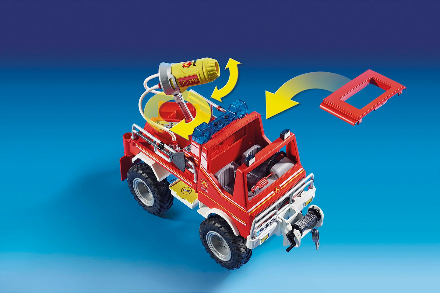Playmobil Fire Truck 9466 - Multicolor Plastic Toy for Kids