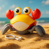 Orange Bear Crawling Crab Toy For Babies (1 Year Warranty) Musical Dancing Toy For Toddlers 1-3 Years | Tummy Time Smart Sensor