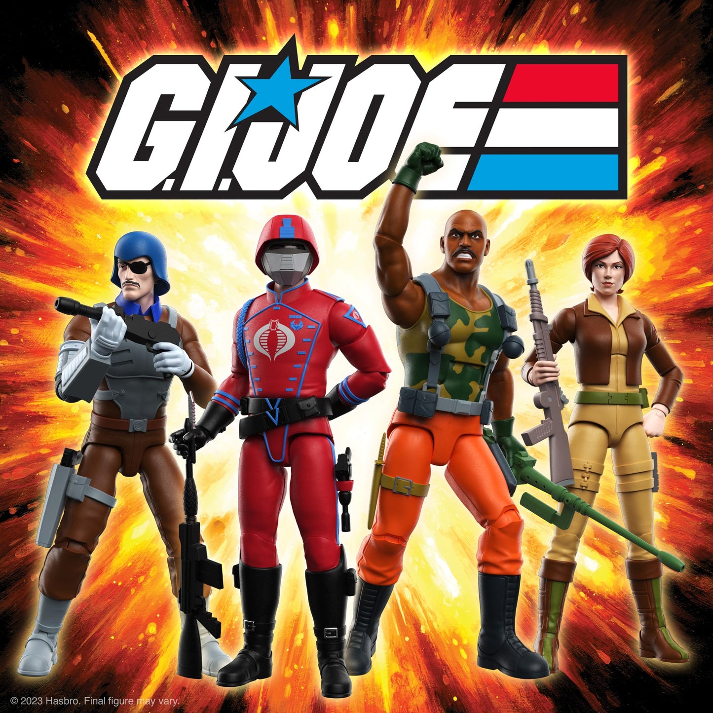 Super7 G.I. Joe Cover Girl Action Figure - 7" Scale, Plastic, Wave 5, Model UL-GIJOW05-CVG-01, Retro Cartoon Collectible