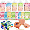Ertiuanio Valentines Day Gifts For Kids Classroom, 24 Pack Dig Kits With Gemstones Valentine Day Cards, Valentine'S Exchange For