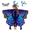 RekTak Butterfly Costume for Girls - Polyester Fairy Wings with Mask & Headband, One Size, Blue Purple-01