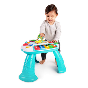 Baby Einstein Discovering Music Activity Table, Blue, 1 Count, Plastic, Model 90592, for Ages 6 Months+