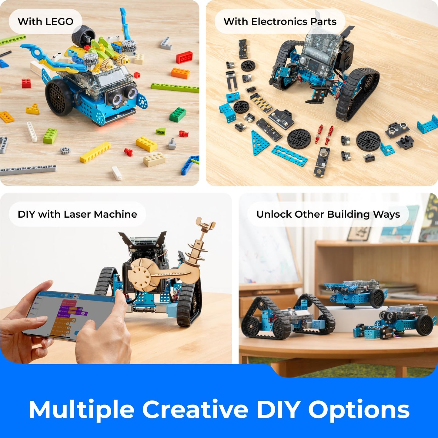 Makeblcok Rover Robotics Add-On Pack For Mbot Neo
