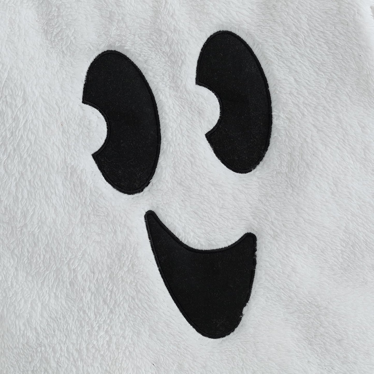 Boibokoko Baby Girl Boy Halloween Costumes Ghost Long Sleeve Hoodie Romper Jumpsuit Cute Baby Halloween Outfit (White, 3-6 Month