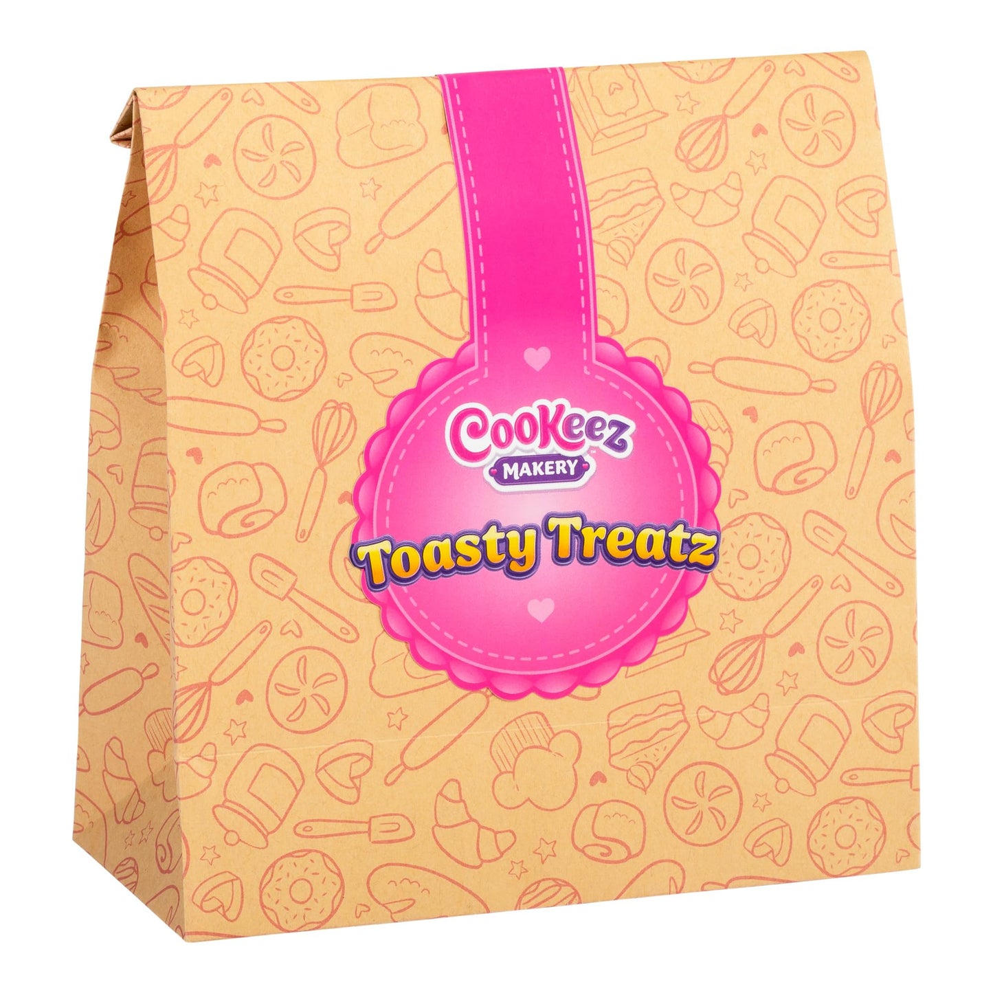 Cookeez Makery Toasty Treatz Toaster - Scented Plush 2 Pack, Medium, Multicolor, Model 23524