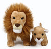 Ice King Bear Lion Father And Baby Stuffed Animals Lifelike Plush Toy 12 Inches Length