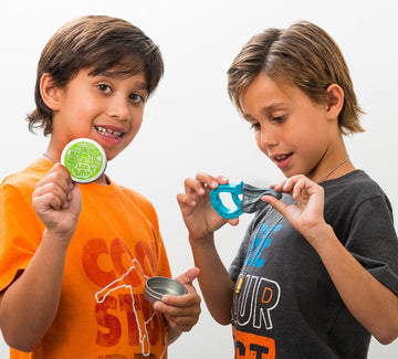 Ja-Ru Lab Putty Magnetic Slime With Magnet & Tin Container (6 Units) Squishy Fidget Toy Magnetic Putty For Kids. Non Sticky Slim