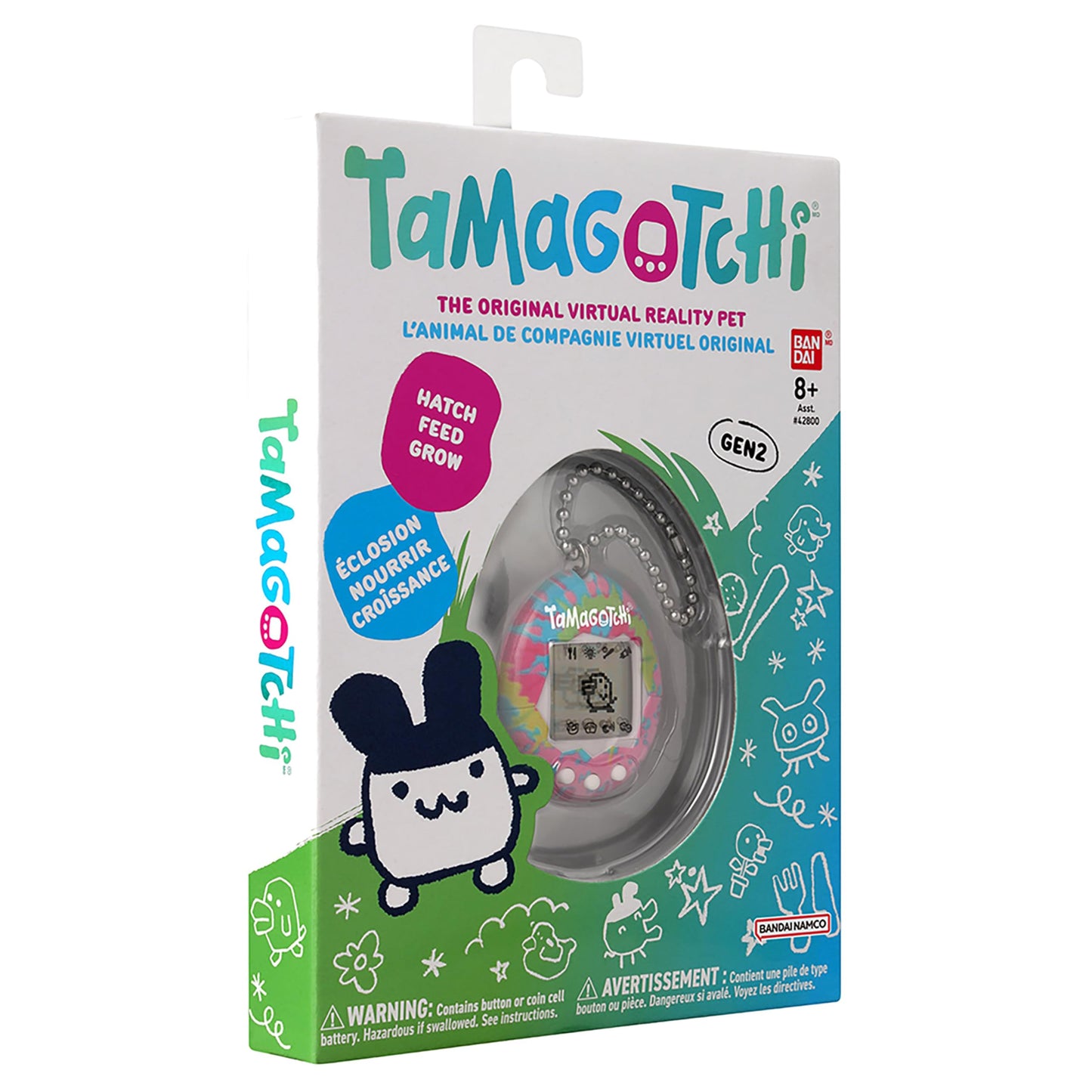 Tamagotchi Original - Tie Dye (Updated Logo)