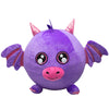 Biggies Dragon Inflatable Plush Toy - Soft, Squishy, Purple - Perfect for Ages 3-10 with Pump Included
