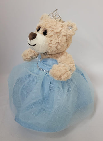 Kinnex Collections Since 1997 12'' Quince Anos Last Doll Teddy Bear With Dress (Centerpiece) ~ Arc09832-4 (Baby Blue)