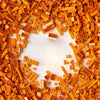 300 Piece Orange Bricks Bulk Assortment Pack, Orange Brick Accessories For Building With 12 Size, Compatible With Lego Parts And