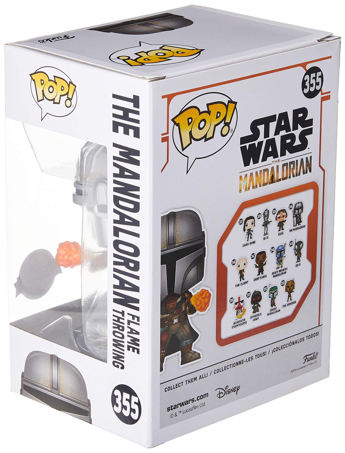 Funko Pop Star Wars The Mandalorian With Flame Exclusive