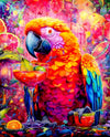 Springbok Paradise Parrot 1000 Piece Jigsaw Puzzle for mature-themeds Features a Colorful Parrot Sipping a Margarita in a Jungle Paradise