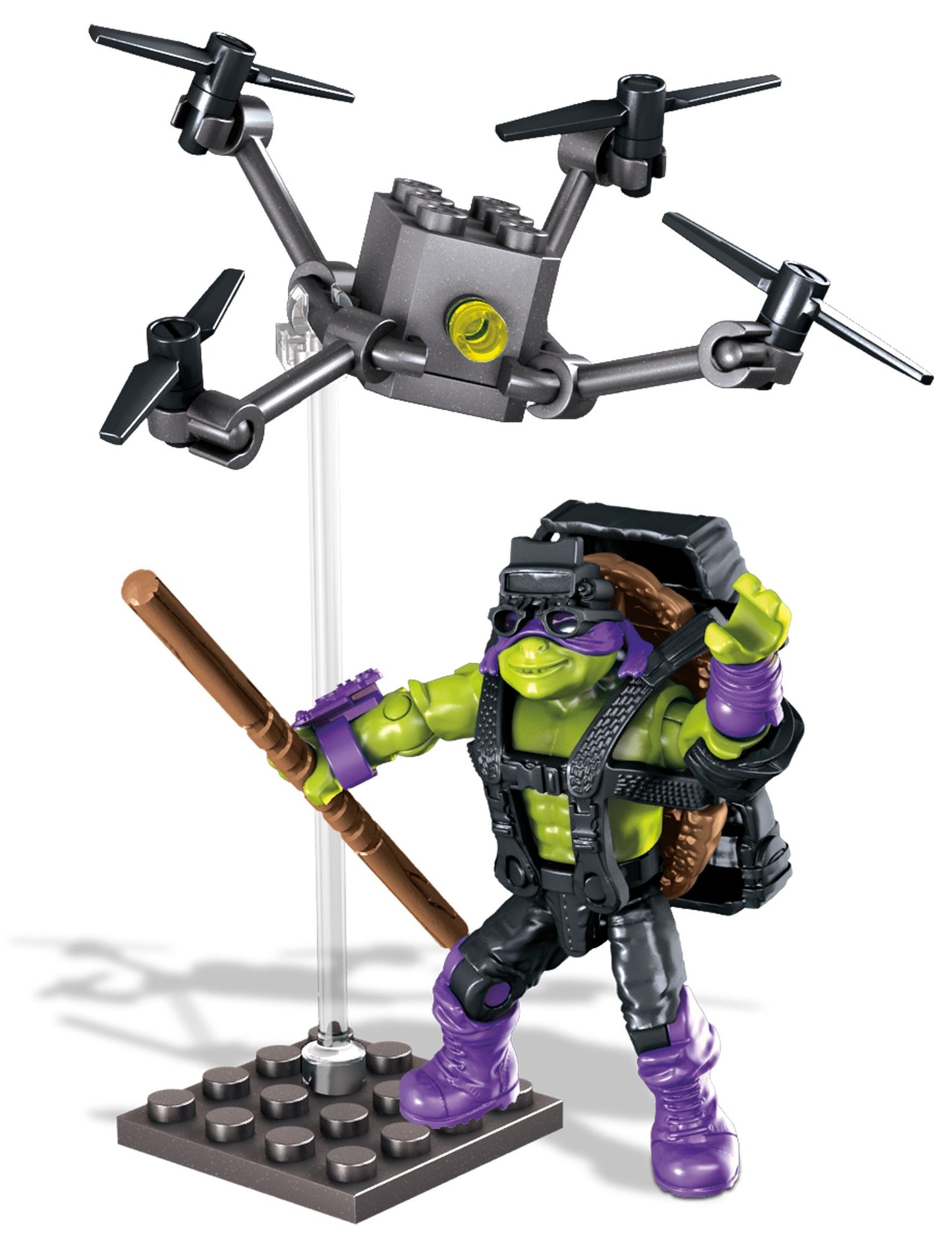 Mega Bloks Teenange Mutant Ninja Turtles: Out Of The Shadows Donnie Drone Pursuit Playset