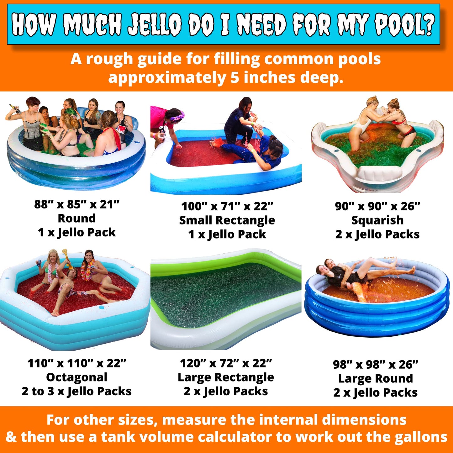 Bulk Jello Wrestling Kit 100 Gallon Package! Green Jelly Wrestling Mix. Just Add Water To A Jello Pool To Make A Jello Wrestling