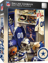 MasterPieces Game Day 500 Piece Jigsaw Puzzle for Adults - NFL Dallas Cowboys Locker Room - 15x21