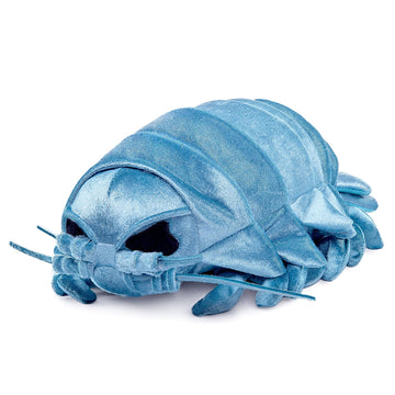 ZHONGXIN MADE 5 Grey Isopod Stuffed Animal Hanging Chain Toy - Realistic Plush Beetle Backpack Charm, Cute Crustacean Plushie