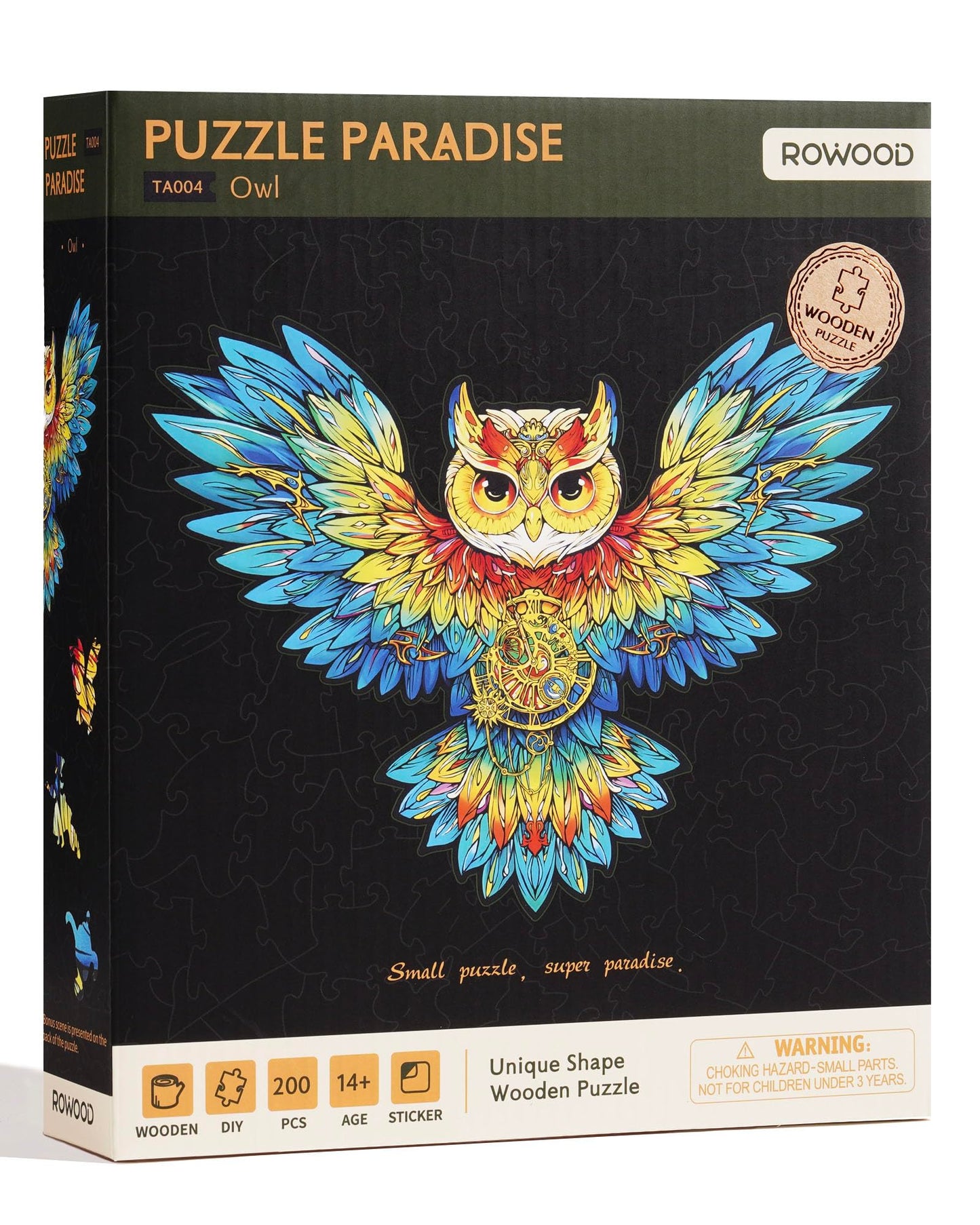 Rowood Owl Jigsaw Puzzles for Adults,DIY Craft Kits,Birthday for Mom/Women