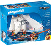 Playmobil 5810 Pirate Boat, with Cannon and Floating in Water, 84 Pieces, 4 Years Old
