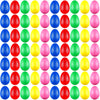 Yeshone 100 Pieces Egg Shakers - Plastic Musical Instruments, 2.2" Long, Multi-Color (Red, Yellow, Blue, Green, Pink) for Kids and Classroom