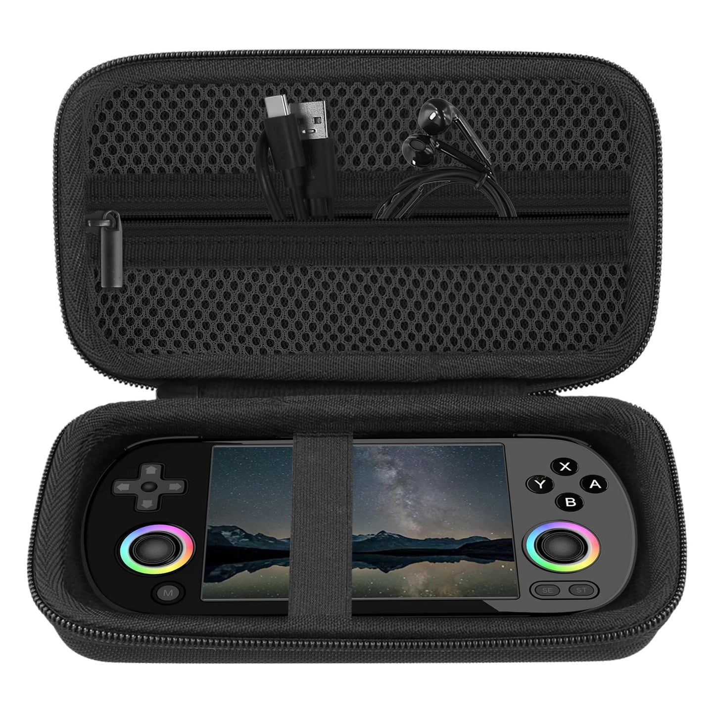 Khanka Hard Travel Case Replacement For Rg40Xx H Retro Handheld Game Console,Case Only. (Black)