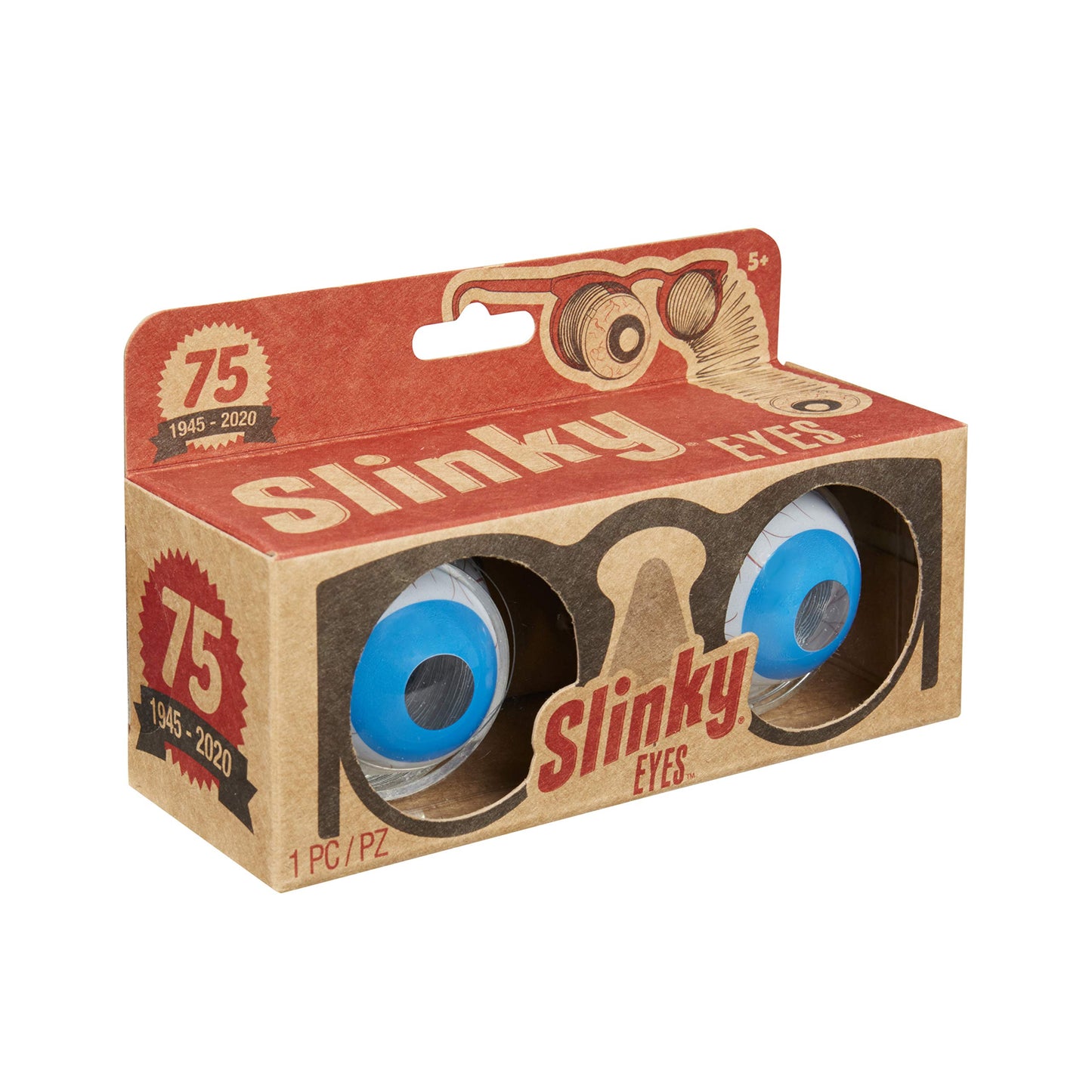 Slinky Brand Original Slinky Eyes In 75Th Anniversary Retro Package