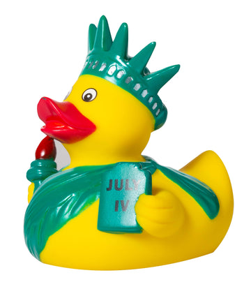 Artisan Owl New York City Souvenir 4'' Yellow Rubber Duck (Statue Of Liberty Rubber Duck)
