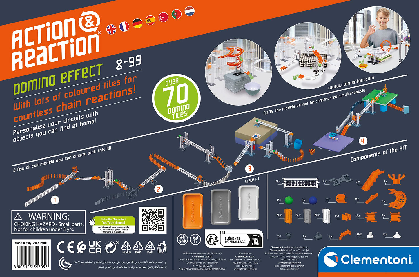 Science & Play: Action & Reaction Domino Effect Color 6+