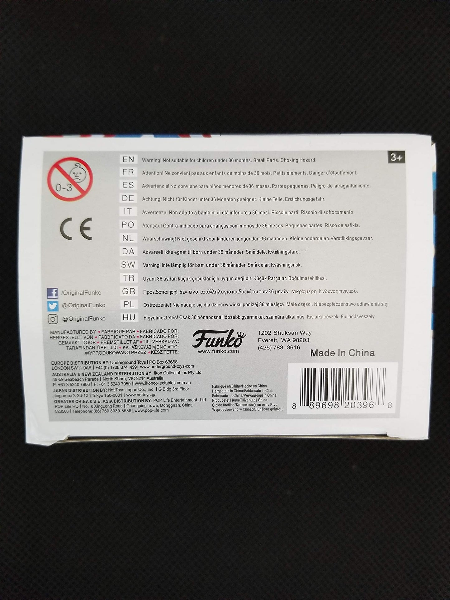 Funko POP! Captain America Bucky Barnes #06 - 3.75 Black & Blue - 2017 Summer Convention Exclusive Collectible Figure