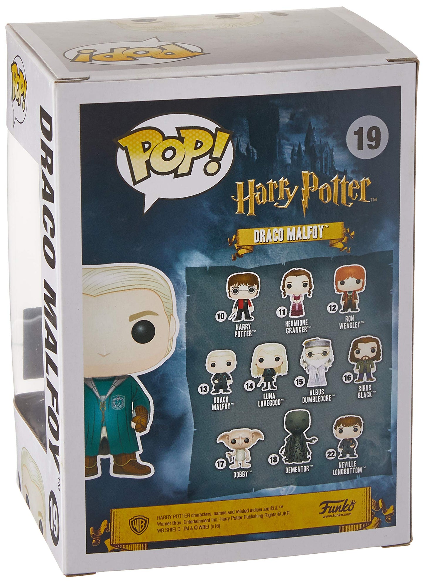 Funko - Harry Potter-Draco Malfoy Quidditch Figurine, Multicoloured, 6881