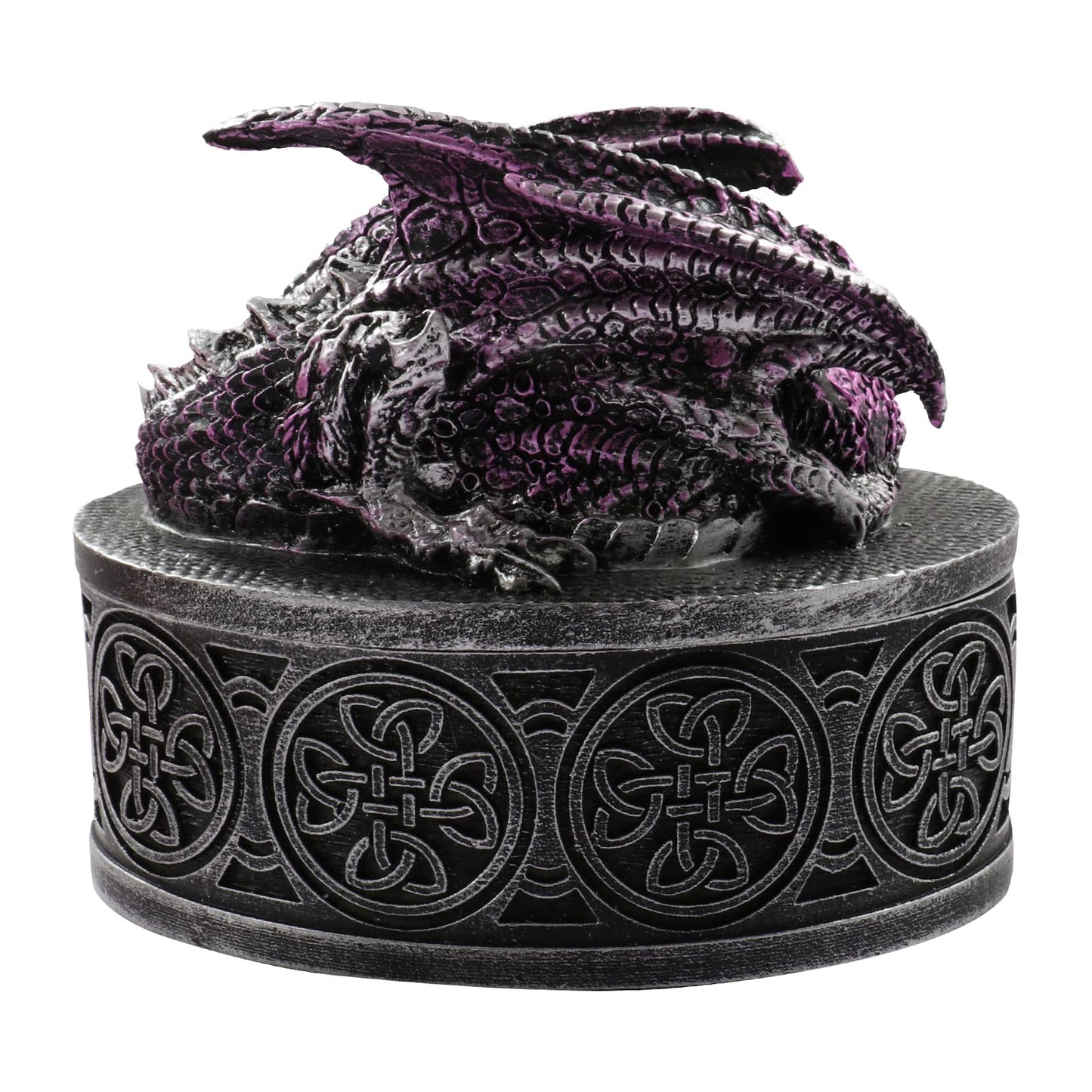 DDFE Deluxe Dragon Dice Gift Storage Box,Treasure Chest for Dungeons and Dragons Dice,RPG MTG Table Games D&D Pathfinder Shadowr