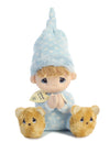 Aurora® Precious Moments™ Prayer Boy Stuffed Animal, Blue, 9.5 inches, Model 15720, Soft Polyester, Cherished Memories