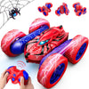 Remote Control Car,Double Sided 360 Rotating 4Wd Rc Cars For 3-12 Year Old Boys 2.4Ghz Electric Rechargeable Race Stunt Birthday