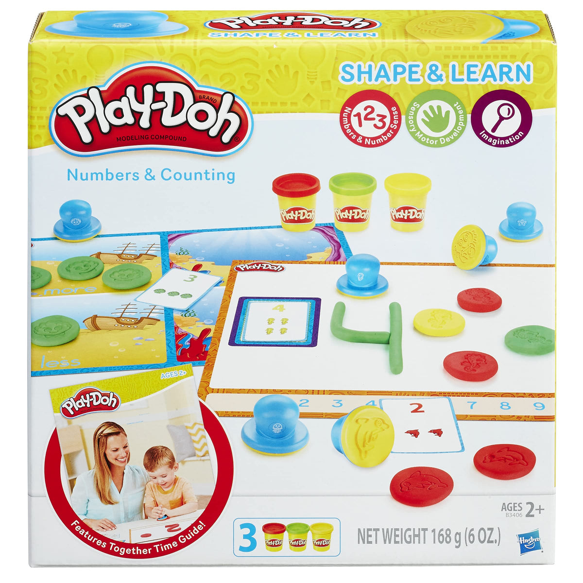 PlayDoh Shape & Learn Numbers & Counting, Ages 2 Years And Up