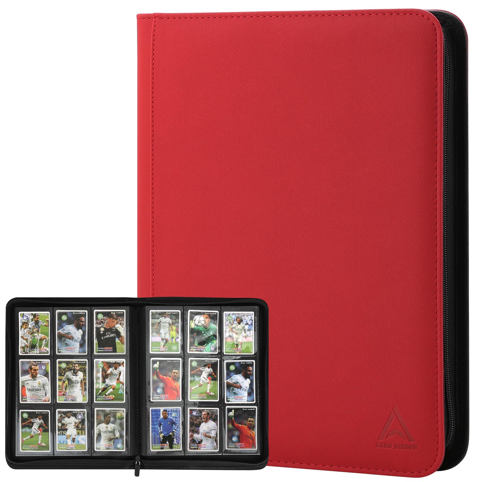 Arkeiliy Card Binder 9 Pocket Double Sided Pockets Trading Card Binder   Toytooth