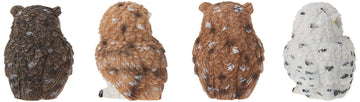 George S. Chen Imports Ss-G-54281 Imports Owl Figurines (Set Of 4), 2'