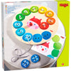 HABA Caterpillar Rainbow Preschool Learning Activity with Colors & Numbers, Threading Game & Fine Motor Skills Toy for Kids, Lac