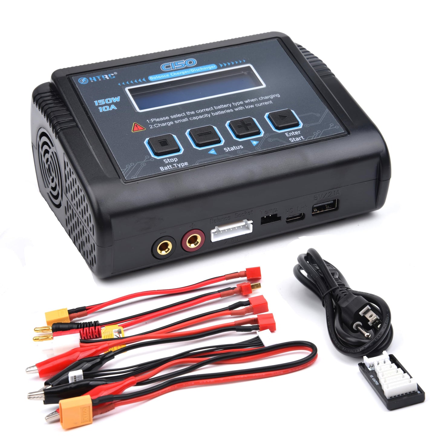 RC LiPo Charger 1-6S RC Battery Balance Charger Discharger 150W 10A AC/DC for NiCd Li-ion Life NiMH LiHV PB Smart Battery