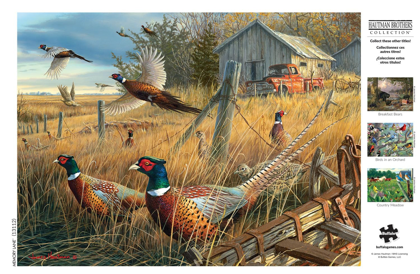 Buffalo Games - Jim Hautman - Memory Lane - 1000 Piece Jigsaw Puzzle For Adults -Challenging Puzzle Perfect For Game Nights - Finished Size Is 26.75 X 19.75