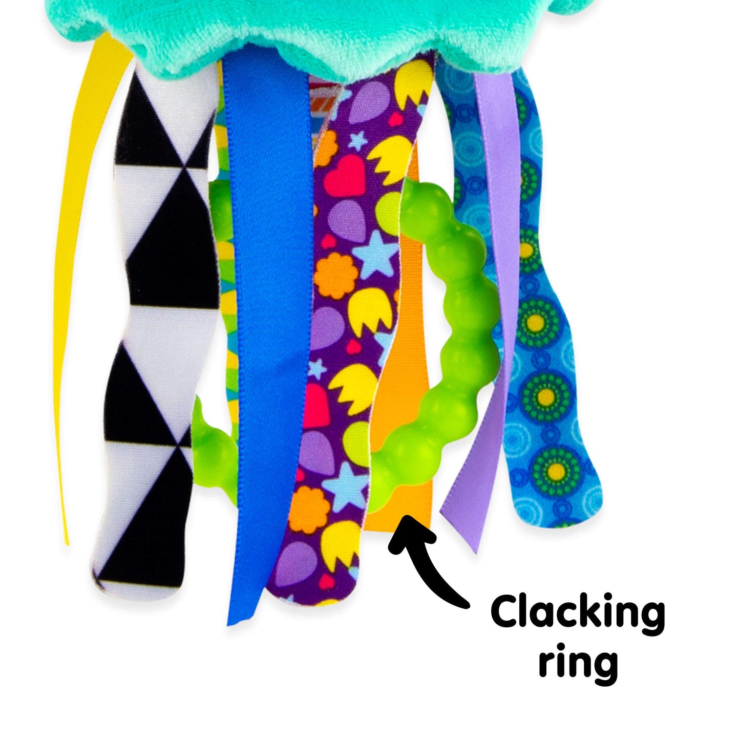 Lamaze Sprinkles Jellyfish Clip-On Baby Toy, Multi Color, 1 Count - Engaging Infant Toy for Development and Play